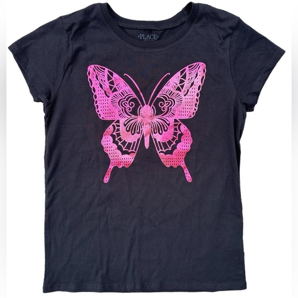 The Children’s Place Girls Graphic Tee Shirt Bundle Size 10-12 - Picture 2 of 5